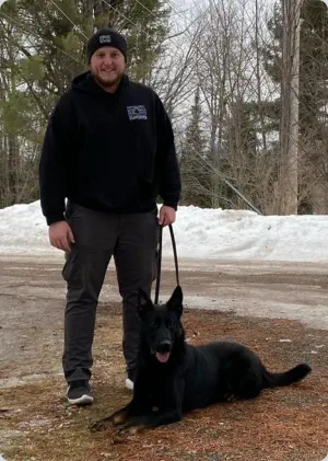 Rajzi and Handler Nate Krueger