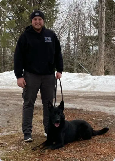 Rajzi and Handler Nate Krueger